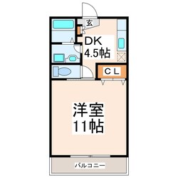 東京塚 徒歩2分 1階の物件間取画像